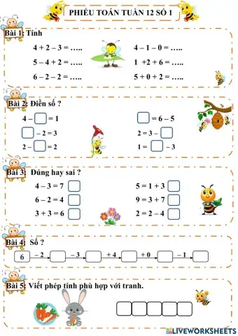 Toán tuần 12 số 1