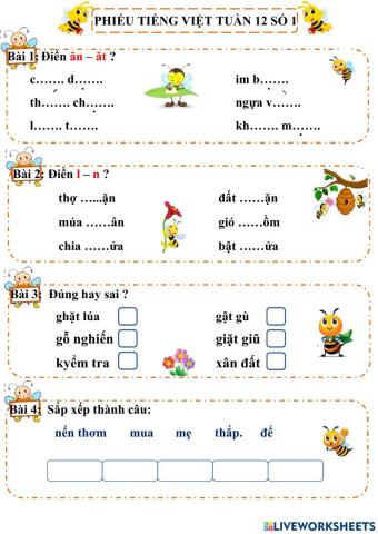 Tiếng Việt tuần 12 số 1