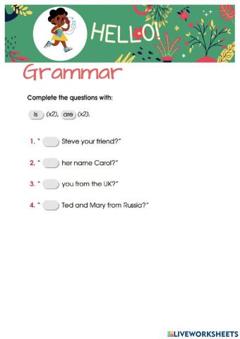 To be - interrogative