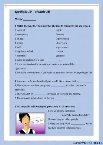 Spotlight 10, module 3B-1