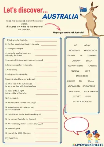 Let's discover Australia