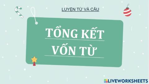 Luyện từ và câu