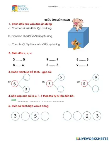 Ôn tập toán chương 1,2