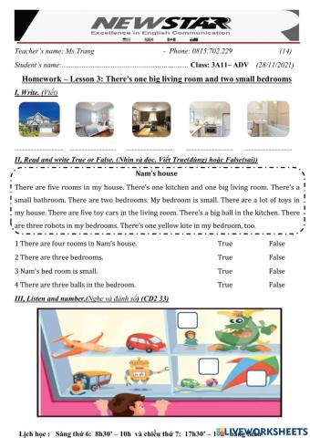 3A11-Lesson 7-There's one big living room
