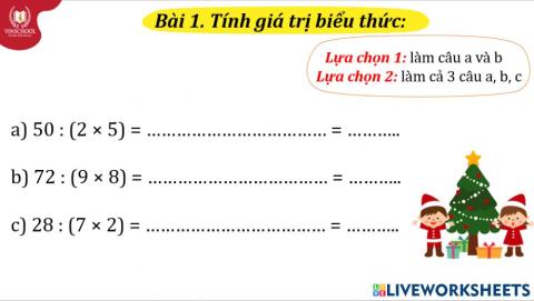 Chia một số cho một tích