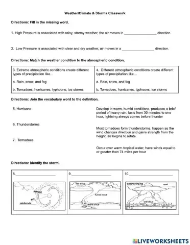 Weather-Climate & Storms