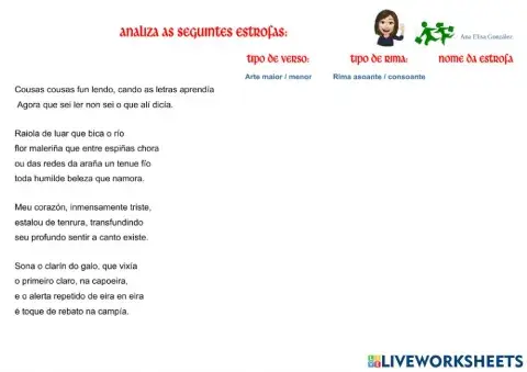 Análise de estrofas