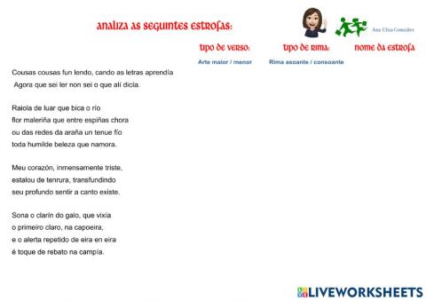 Análise de estrofas