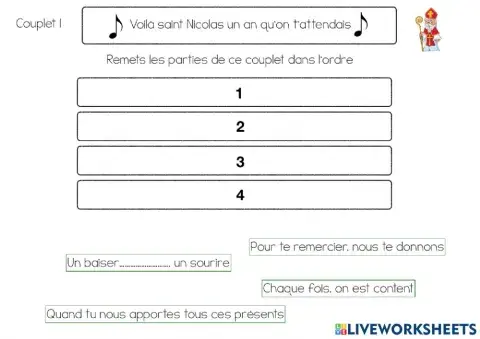 Chanson saint nicolas