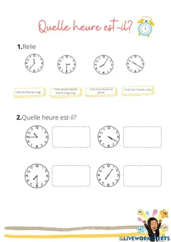 Quelle heure est-il?