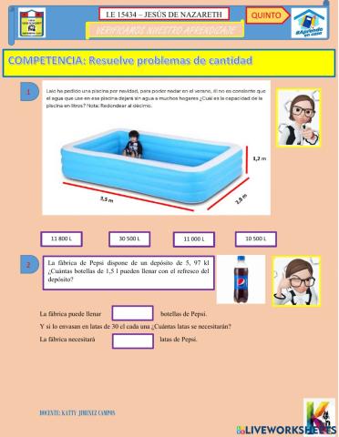 Verificación de aprendizajes en matemática