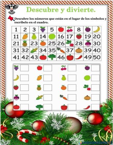 Seguir la secuencia de los números