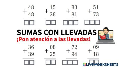 Sumas con llevadas