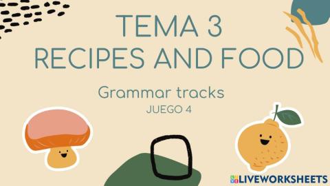 Grammar tracks  JUEGO 4
