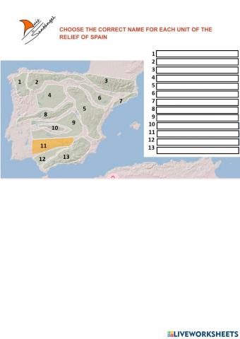 Units of Spain's Relief