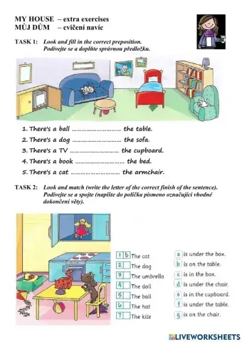 MY HOUSE - extra exercises