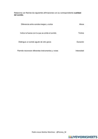 Cualidades del sonido