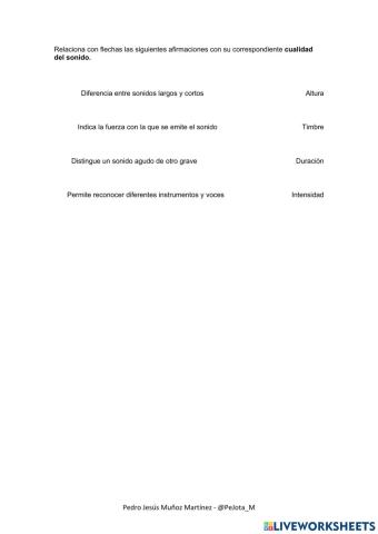 Cualidades del sonido