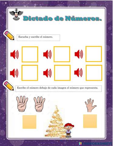 Dictado de navidad
