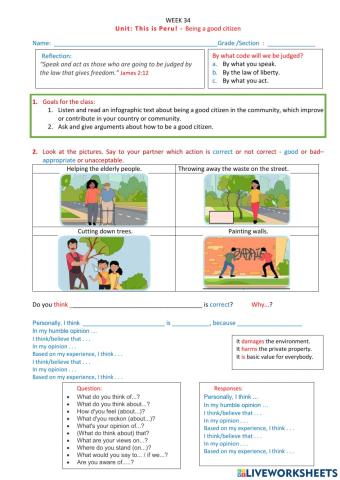 Being a good citizen