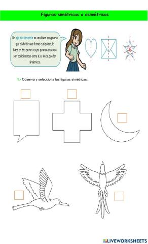 Figuras simétricas o asimétricas