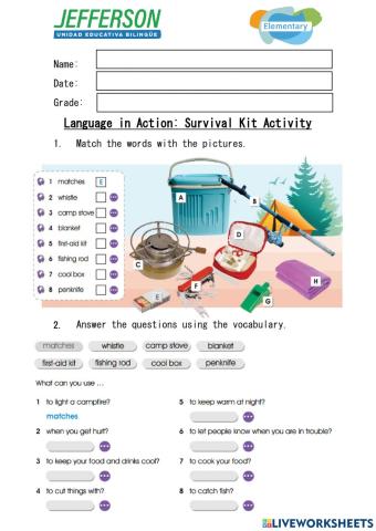 Language in Action: First Aid Kid