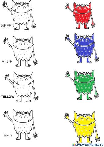 Colour monsters
