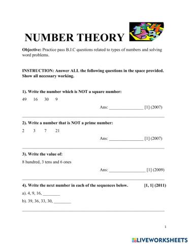 Number Theory