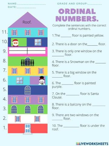 Ordinal numbers
