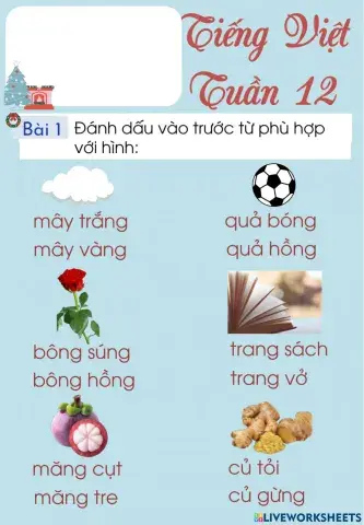 Tiếng việt: ôn tập tuần 12