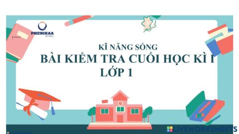 Kiểm tra cuối kì I lớp 1