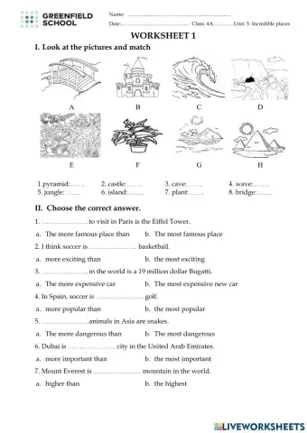 Unit 5 - Incredible English