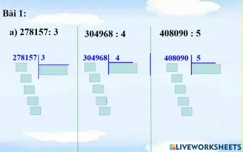 Chia cho số có một chữ số