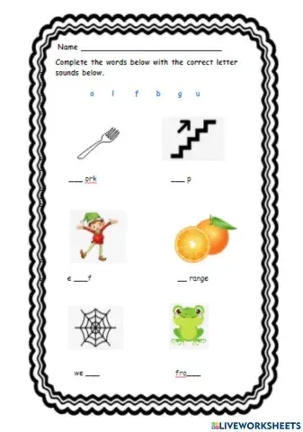 Jolly Phonics - Group 3 Revision