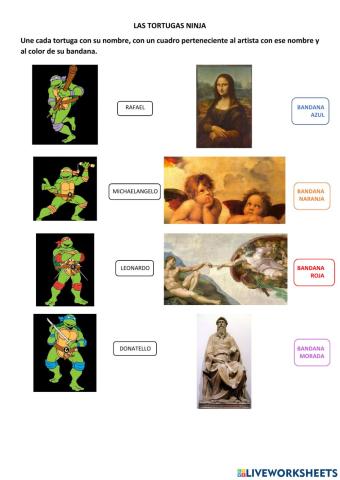 Sesión 2 - Unidad Didáctica 2, Tortugas Ninja