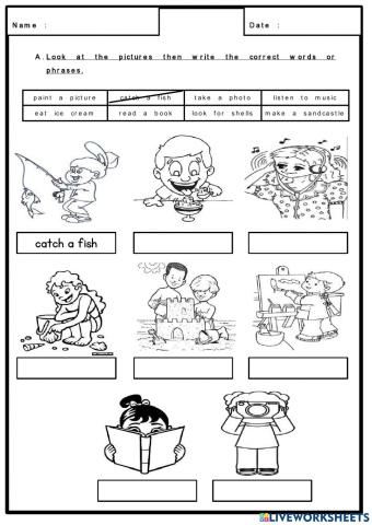 Unit 9: At The Beach (Revision)