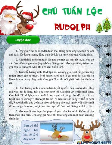 TĐ-Chú tuần lộc Rudolph