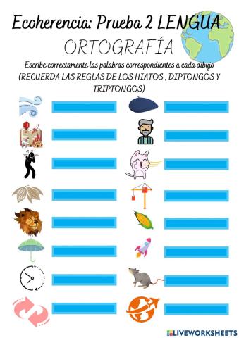 Ortografía 2 ecoherencia