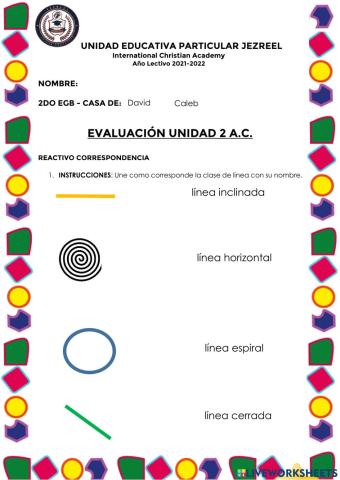 Actividad evaluativa