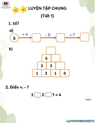Toán luyện tập chung - chuẩn