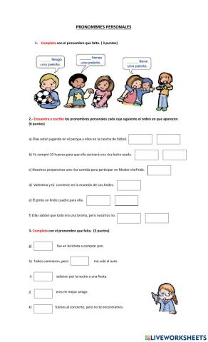 Pronombres personales