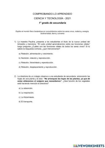 1S Explica Ciencia y Tecnología