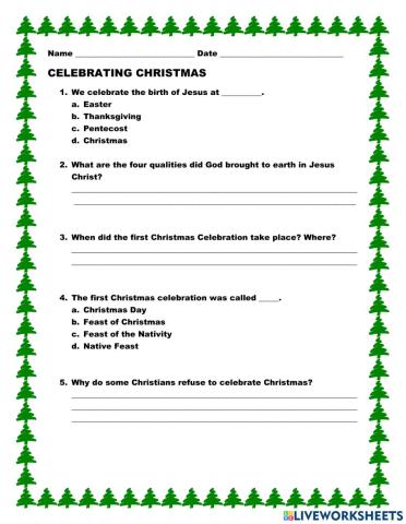 Celebrating Christmas