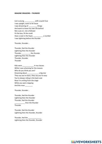 Listenings imagine dragons