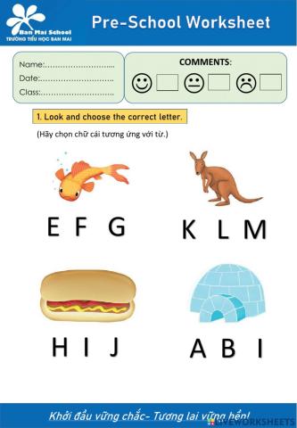 Review alphabet A-M (part 2)
