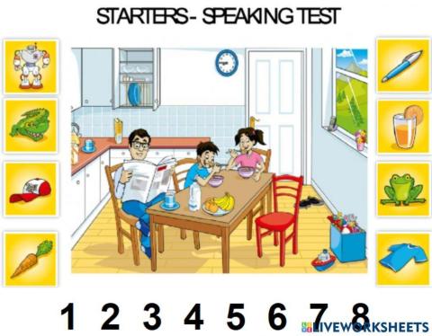 Starters Speaking practice