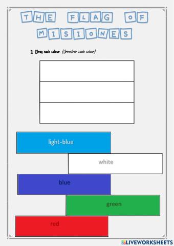 The flag of Misiones