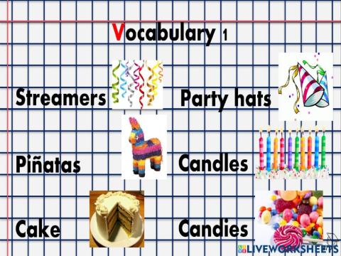 Party Vocabulary