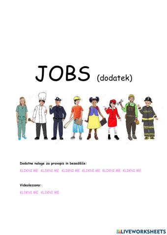 Jobs - poklici