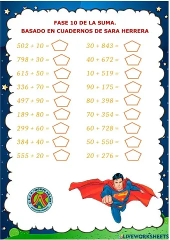 Fase 10 de la suma